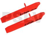 LX61251-SP-R - Plastic Main Blade 125 mm  Stretch Bullet  MCPX-BL   Replica Edition  Orange